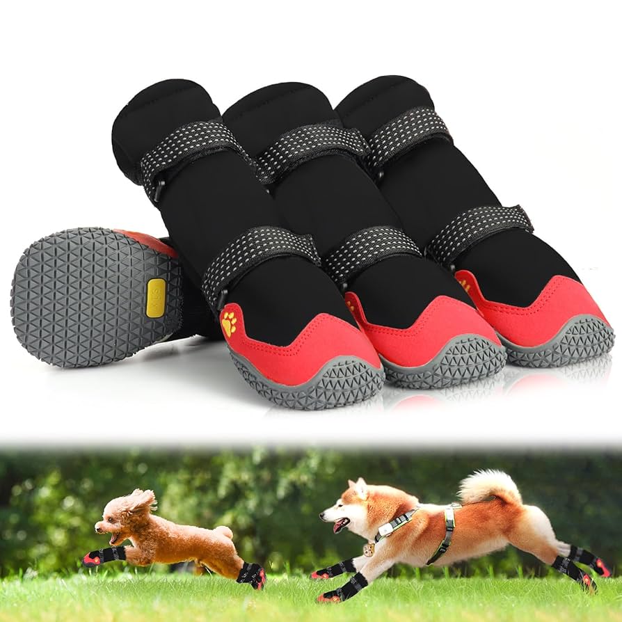 【肉球】ページ　　リクエスト商品のため Amazon.co.jp: 「SENMUUP」犬靴 犬用ブーツ ドッグシューズ 春夏